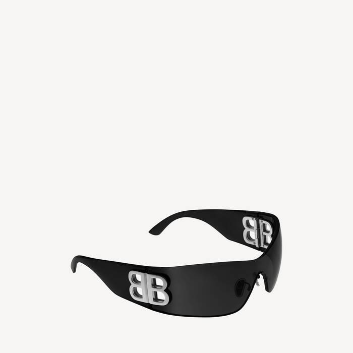 Women's Bossy Mask Sunglasses  in Black - Women | Balenciaga United States EN - Image 2