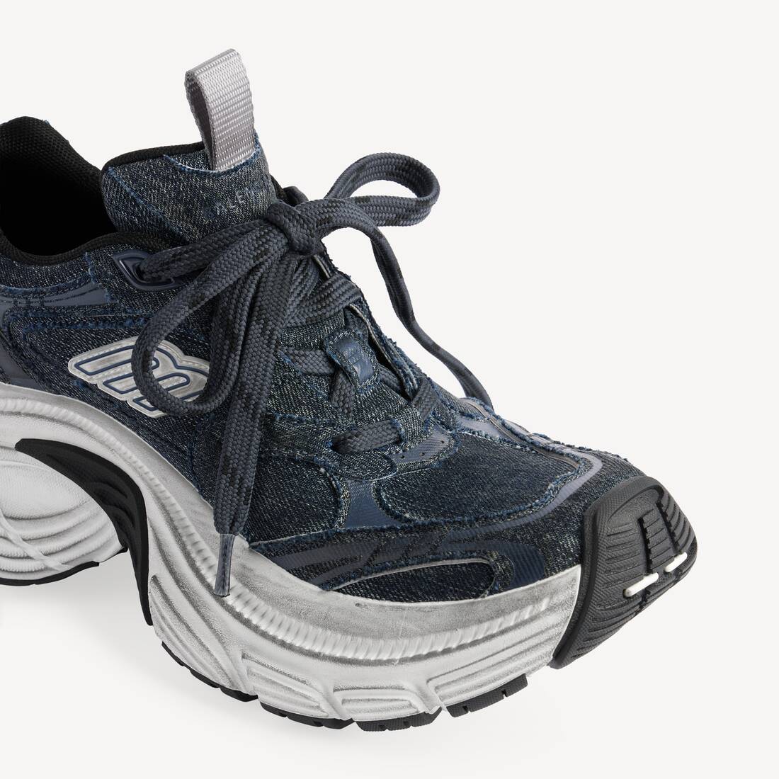 Sneaker 6xl Denim da Uomo in Blu/bianco | Balenciaga Italia IT - Image 2