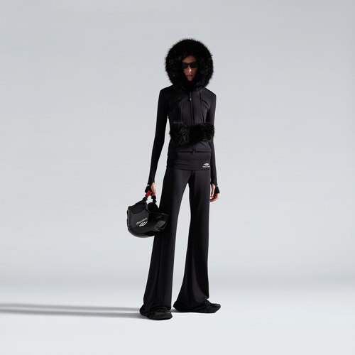 fluffy zip-up hoodie