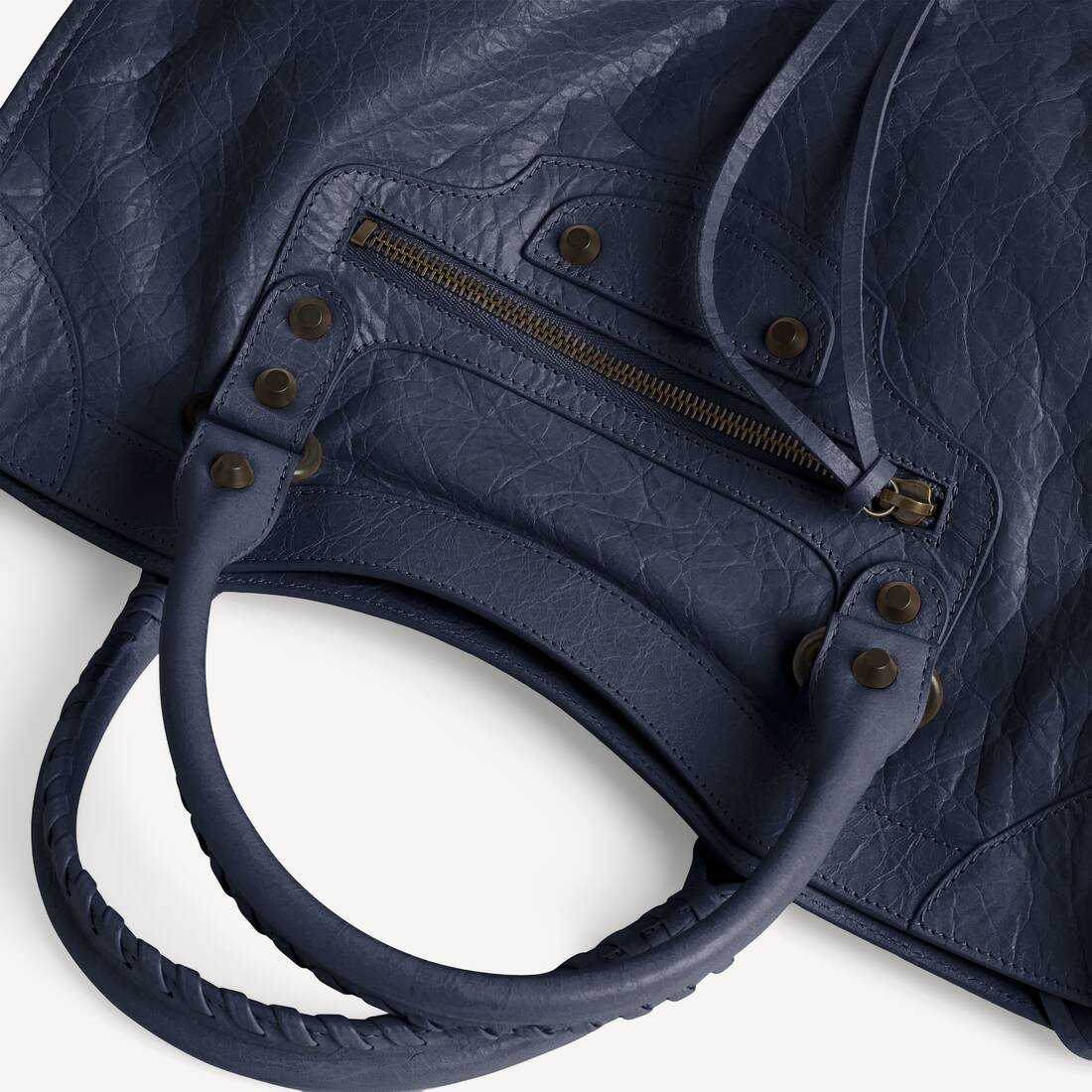 Women's Le City Bag Medium in Dark Maree | Balenciaga France EN - Image 6