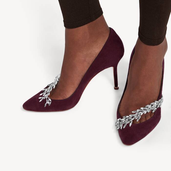 Women's Balenciaga | Manolo Blahnik Pump in Burgundy - Women | Balenciaga Japan EN - Image 3