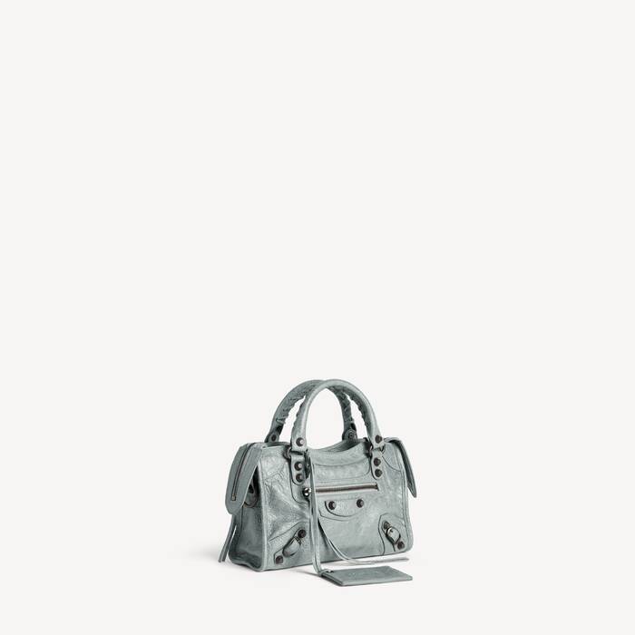 Women's Le City Bag Mini in Blue Grey - Women | Balenciaga United Kingdom EN - Image 2