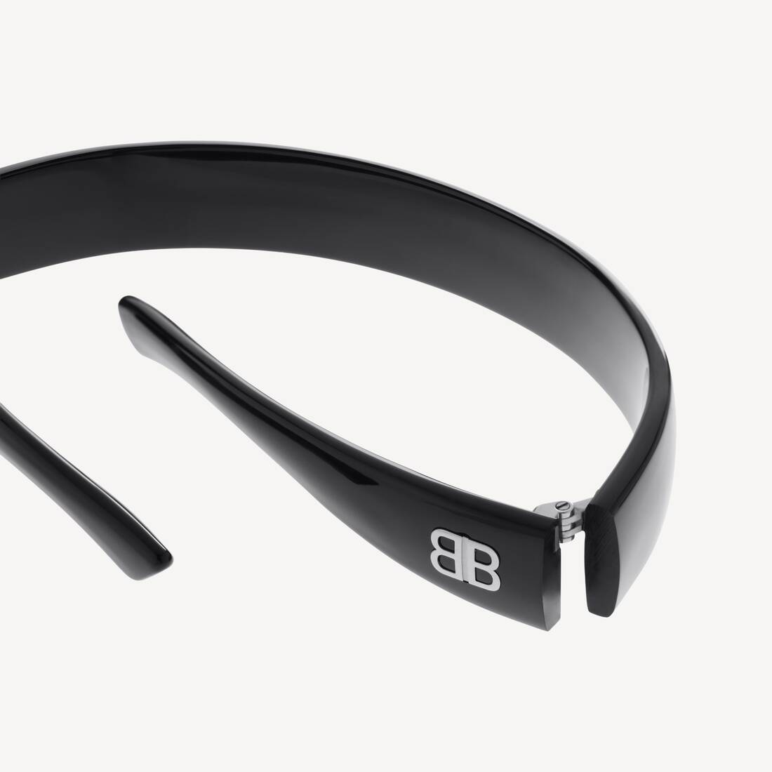 Faixa Country Club Side Bb para Ela em Preto | Balenciaga Brasil PT - Image 3