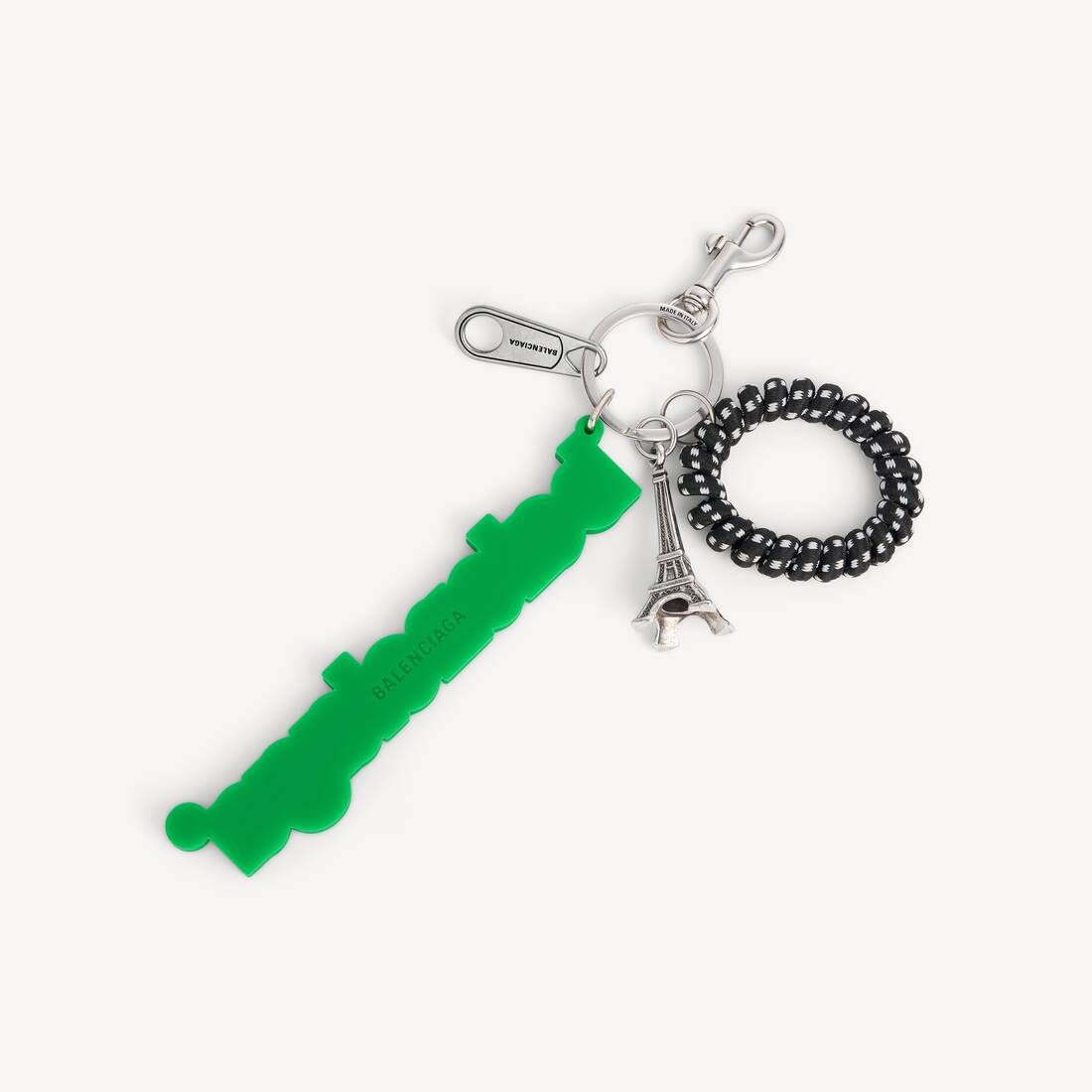 Men's Balenciaga Logo Keychain/charm in Green | Balenciaga Canada EN - Image 3