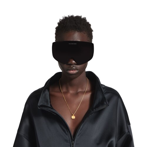 nano square long necklace