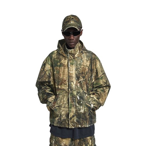 hooded workwear jacket