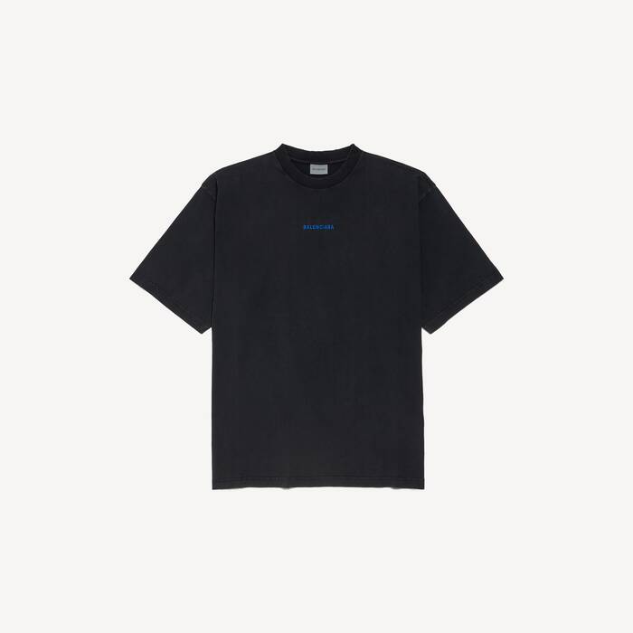 balenciaga back medium fit t-shirt