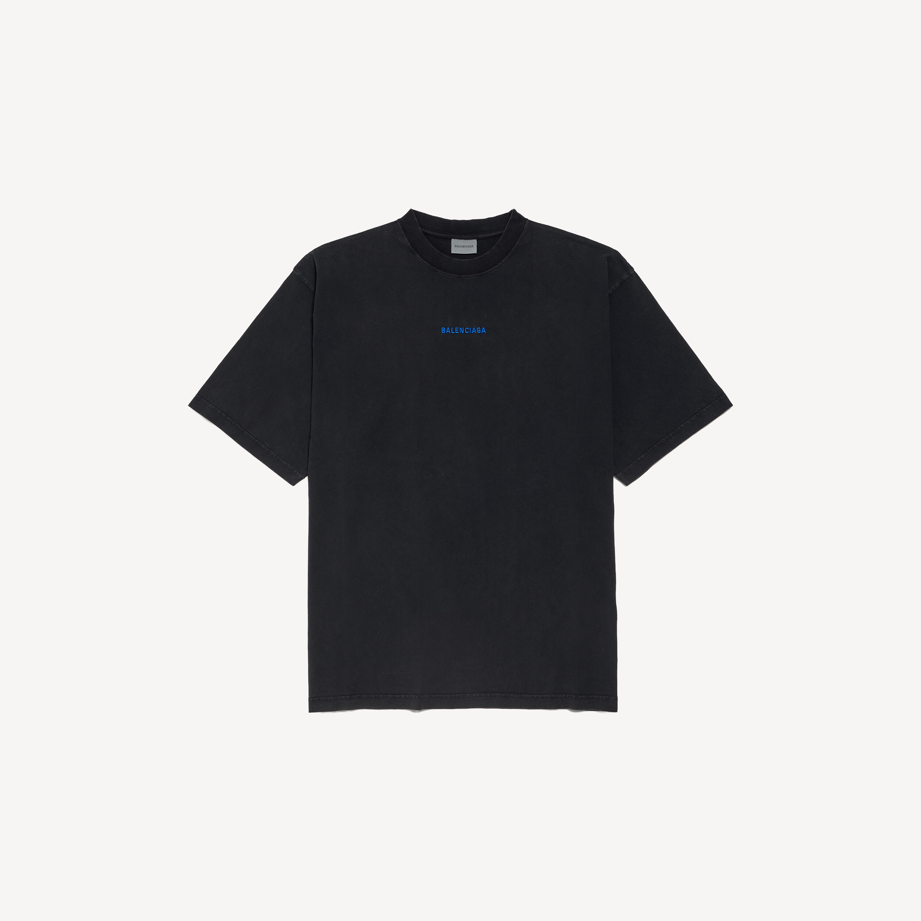 BALENCIAGA MODE Tシャツ ブラック XS Balenciaga back medium fit t-shirt