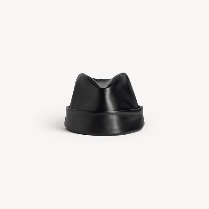 Beanie Aus Leder  f&uuml;r Herren in Schwarz - Herren | Balenciaga &Ouml;sterreich DE - Image 1