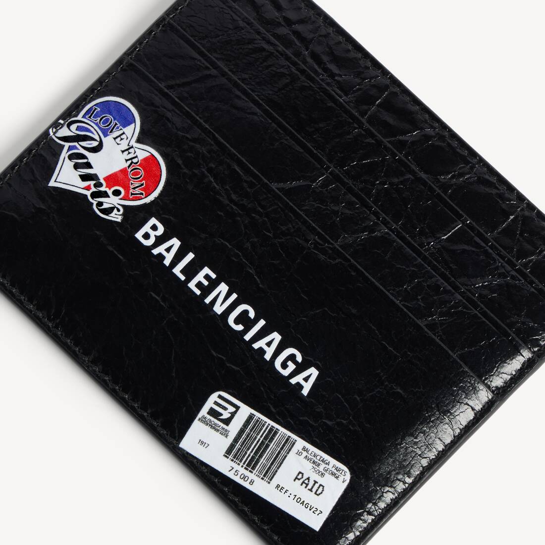 Porte-cartes Shopper Grand pour Homme en Noir | Balenciaga France FR - Image 4