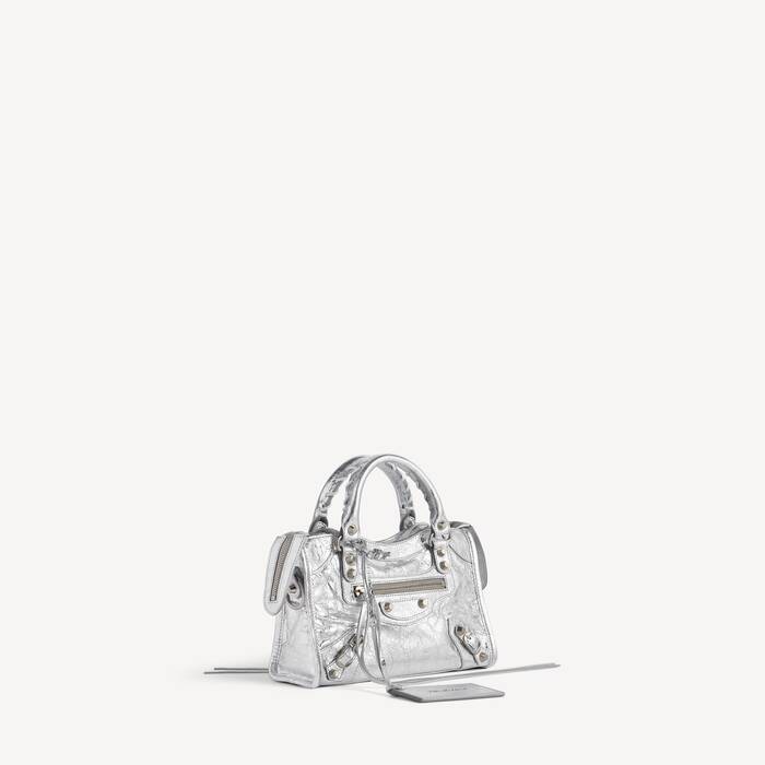 Bolso Le City Mini para Mujer en Plateado - Mujer | Balenciaga Espa&ntilde;a ES - Image 2