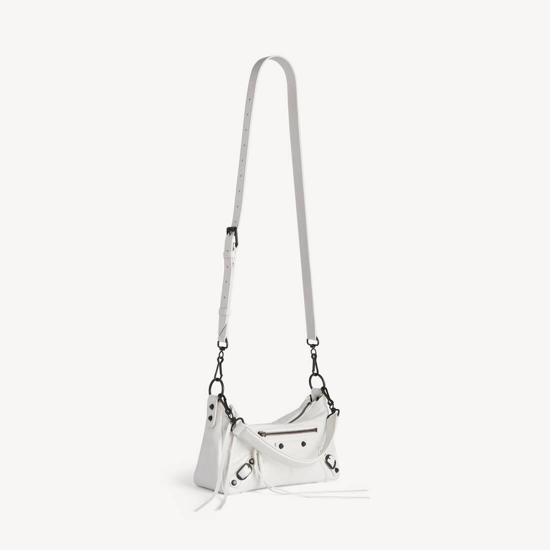 Women's Le City Moto Mini in Optic White | Balenciaga Belgium EN - Image 2