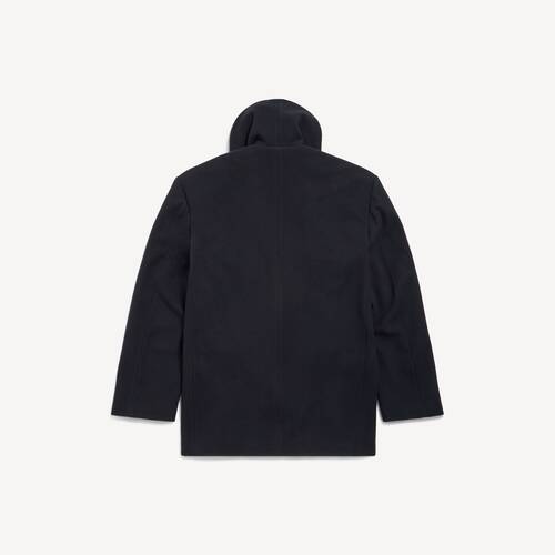 hooded short coat