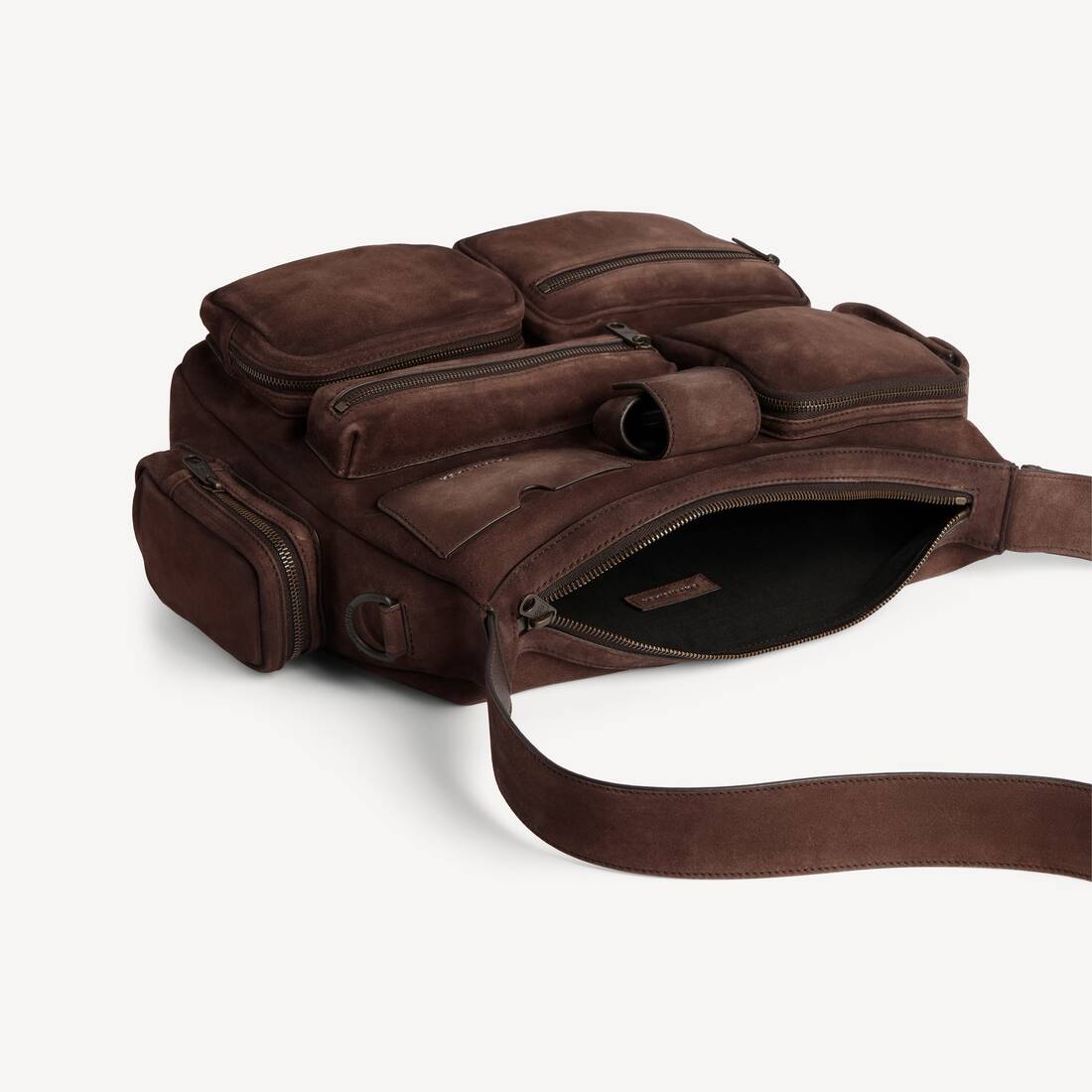 Men's Superbusy Messenger Bag in Light Espresso | Balenciaga Canada EN - Image 4