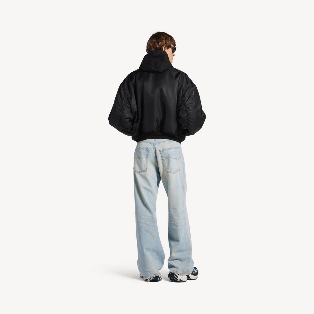 Men's Casual Pants in Light Blue | Balenciaga Netherlands EN - Image 4