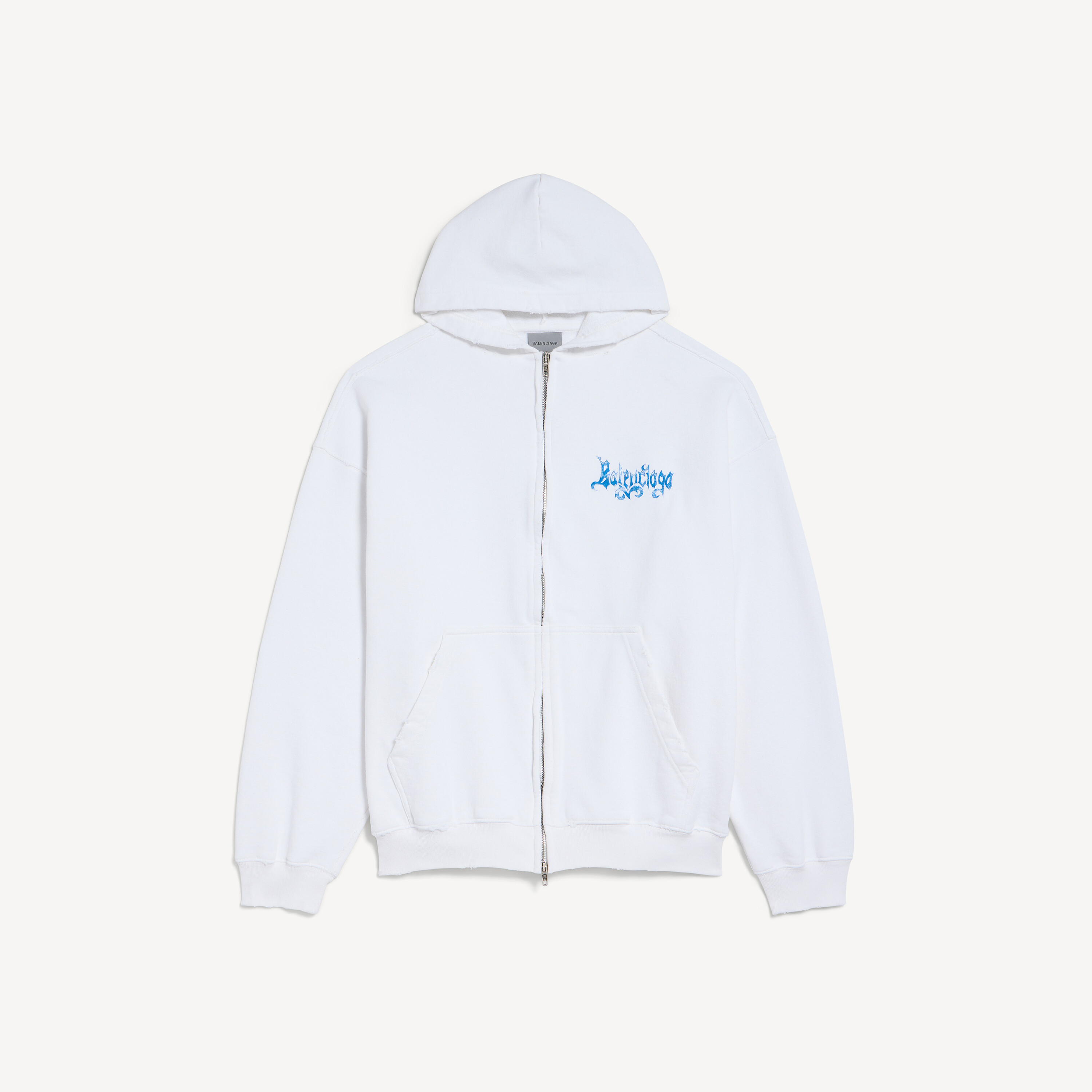 Sudadera Con Capucha Y Cremallera Sketchy para Mujer en Blanco