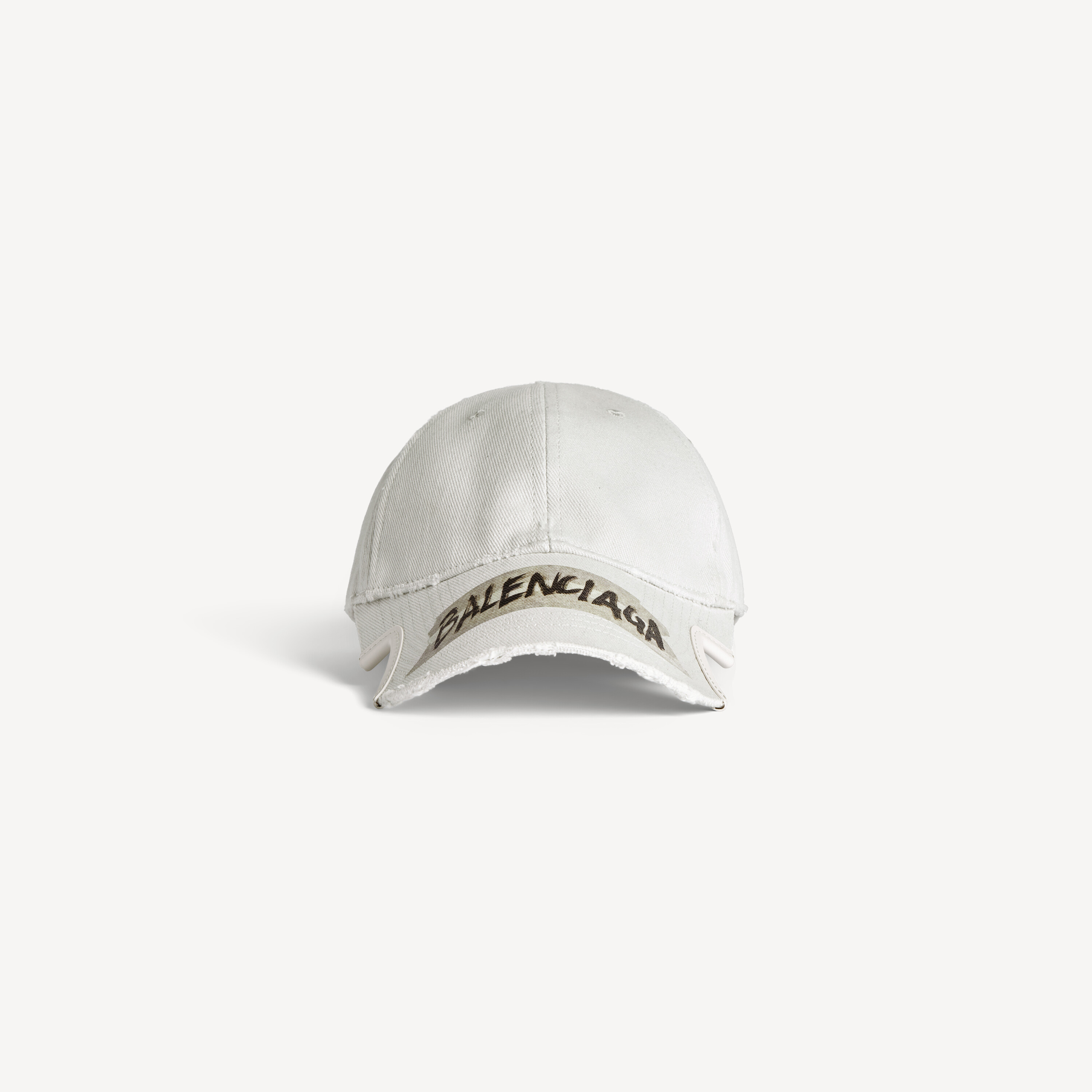 Men's Masking Tape Cap in Dirty White | Balenciaga US