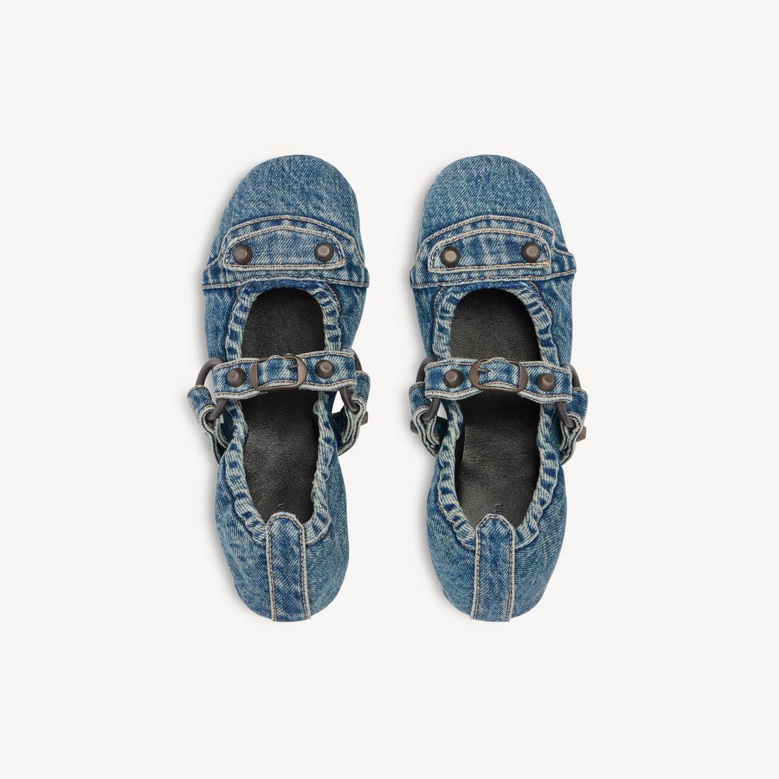 Women's City Ballerina in Blue | Balenciaga Thailand EN - Image 6