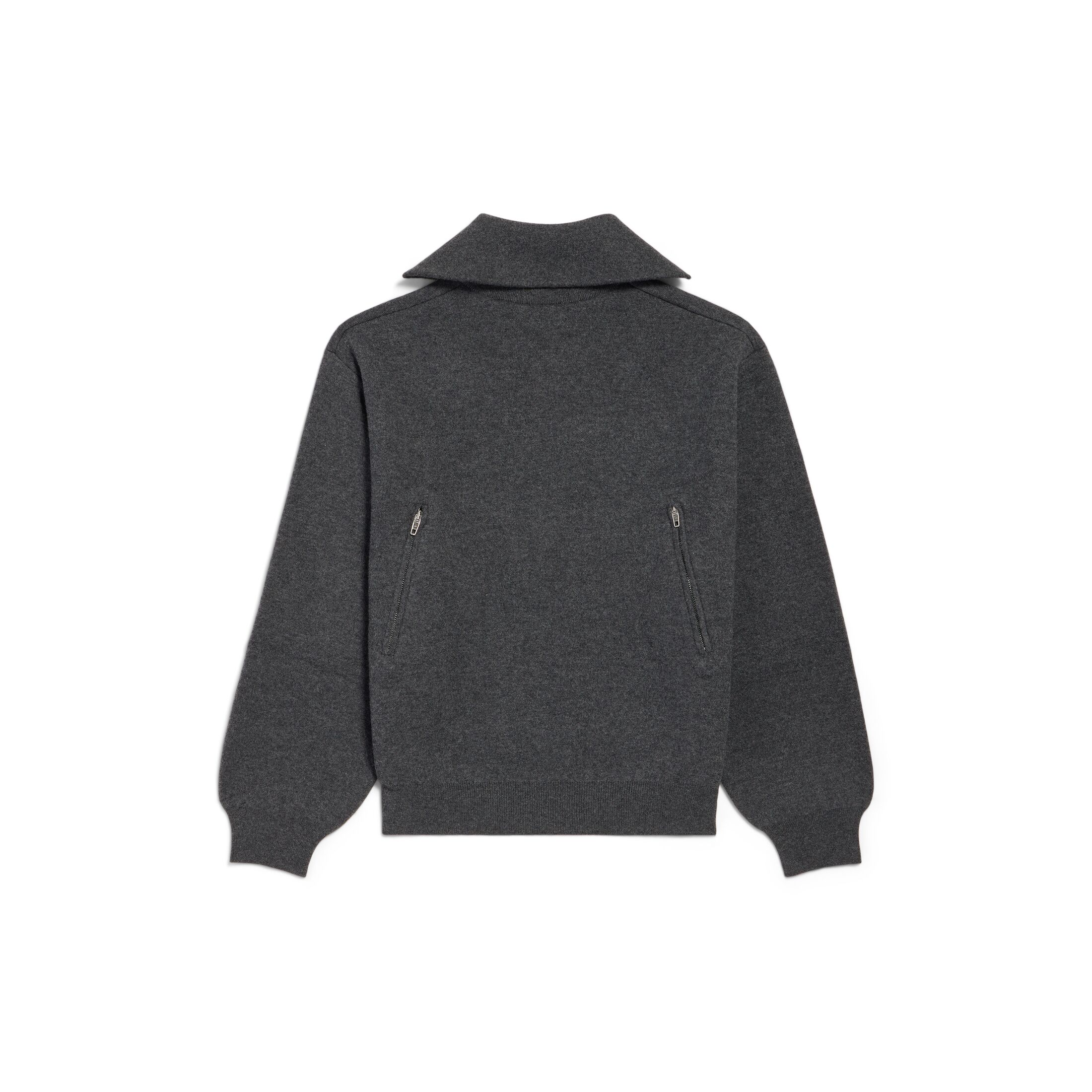 back-to-front high neck sweater