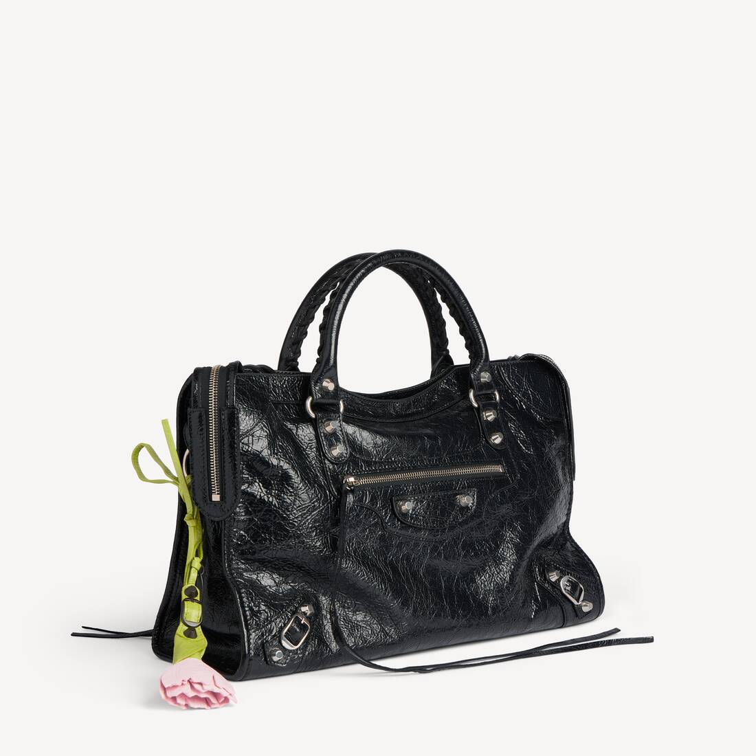 Colgante/llavero Clavel Le City  para Mujer en Pistacho/rosa | Balenciaga Espa&ntilde;a ES - Image 6