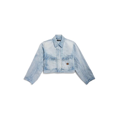 cropped workwear jacket