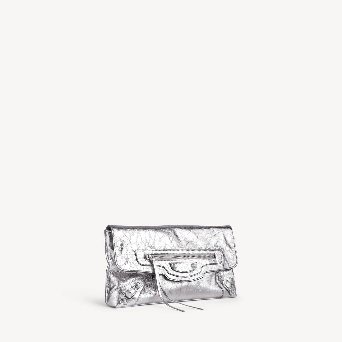 Women's Le City Clutch in Silver | Balenciaga United States EN - Image 2