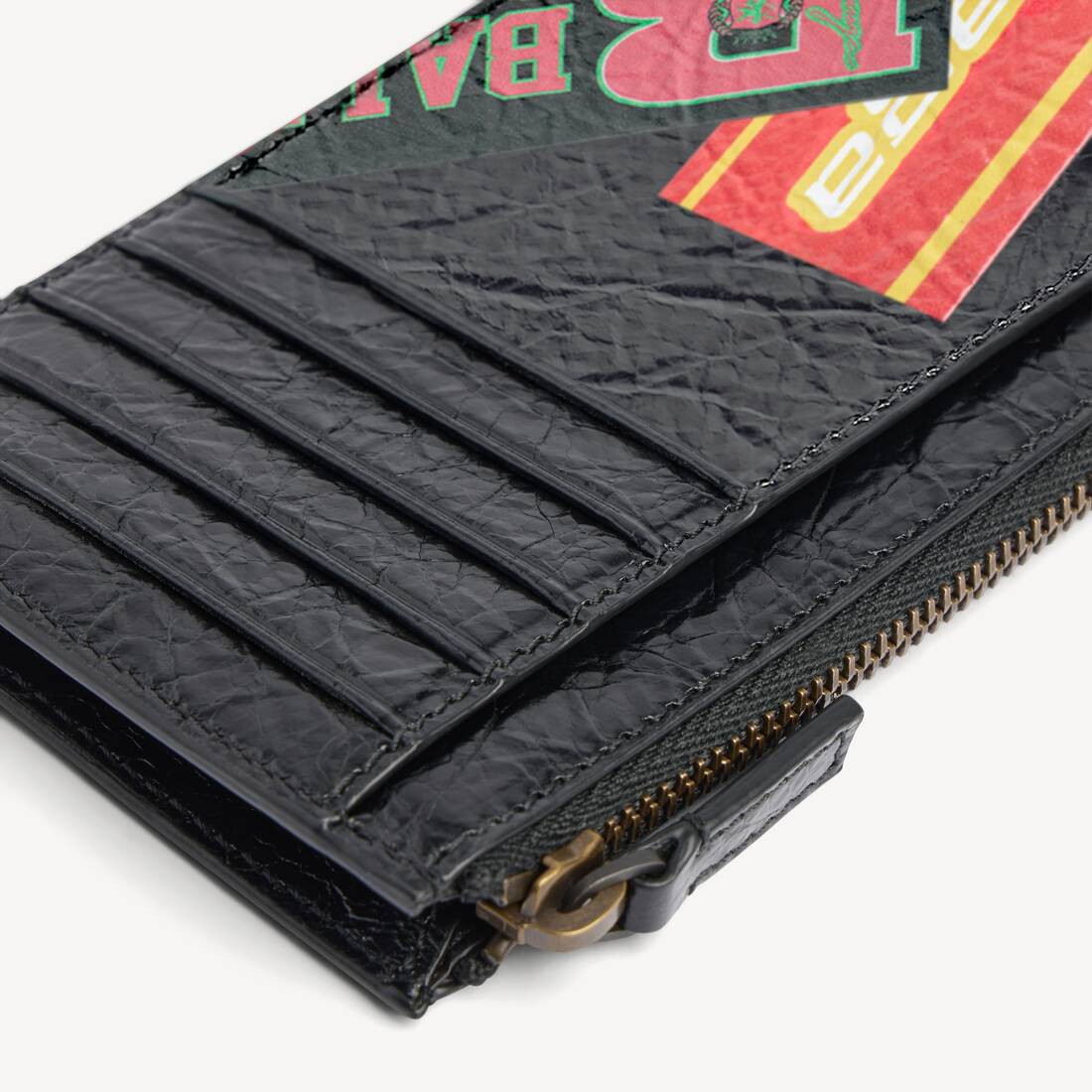 Men's Cash Large Long Coin And Card Holder in Black/multicolor | Balenciaga Netherlands EN - Image 4