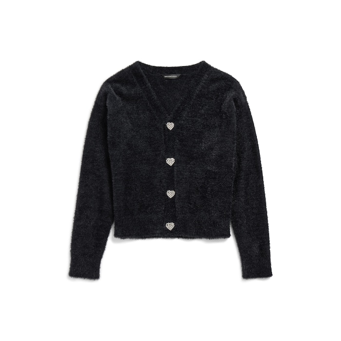 fluffy cardigan