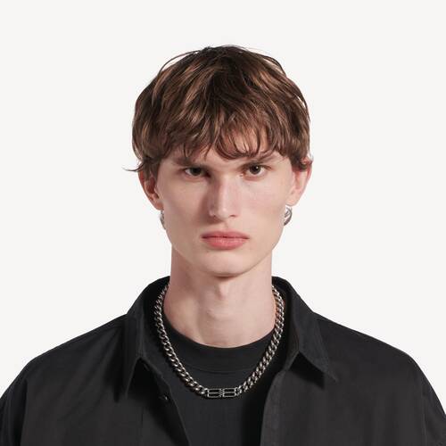 bb icon gourmette necklace