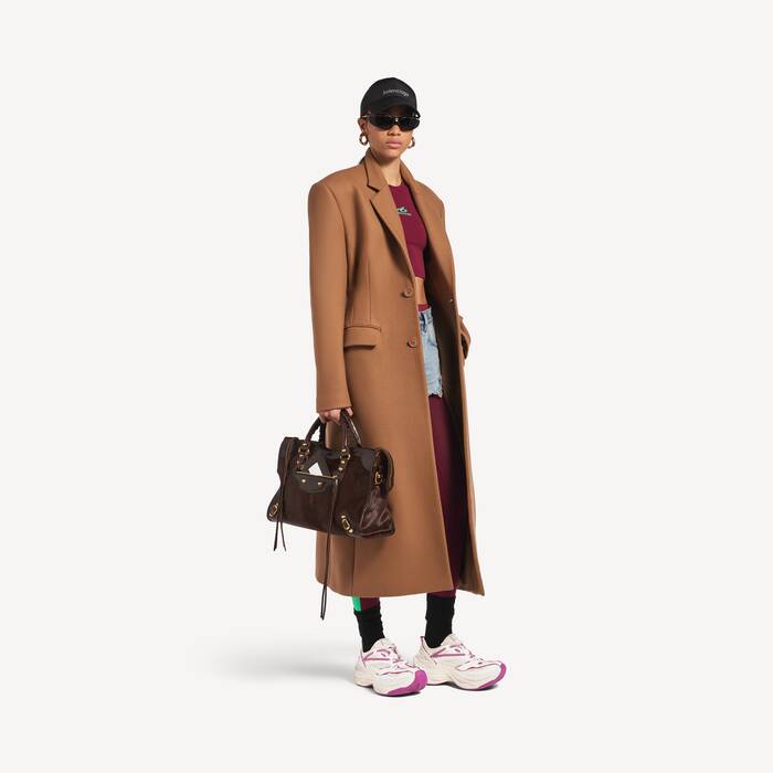 Cappotto Monopetto da Donna in Cammello - Donna | Balenciaga Italia IT - Image 1