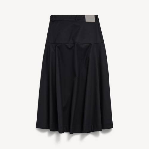 a-line cotton skirt