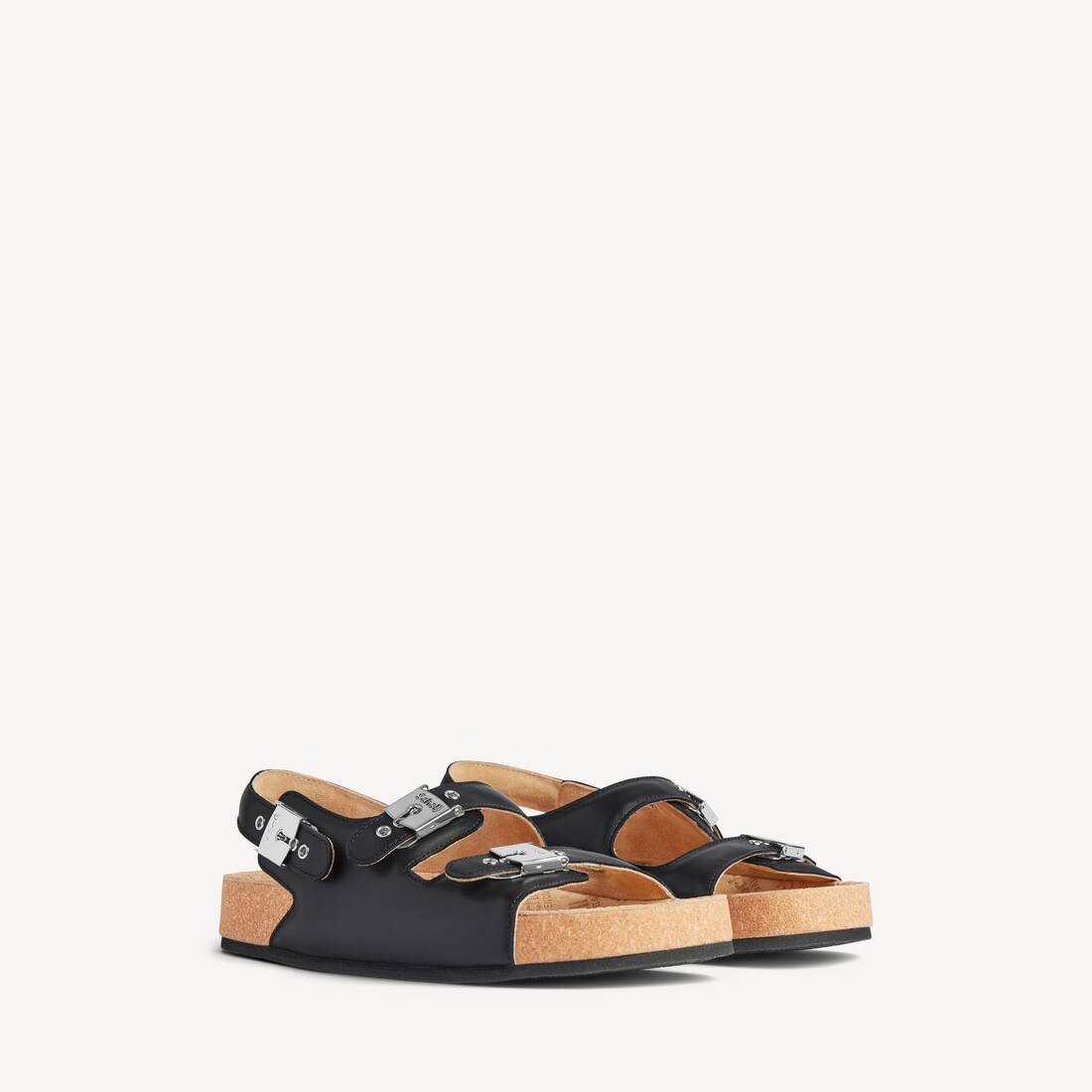 Balenciaga I Scholl平底凉鞋 为 男士 在 黑 | Balenciaga 津巴布韦 ZH - Image 2