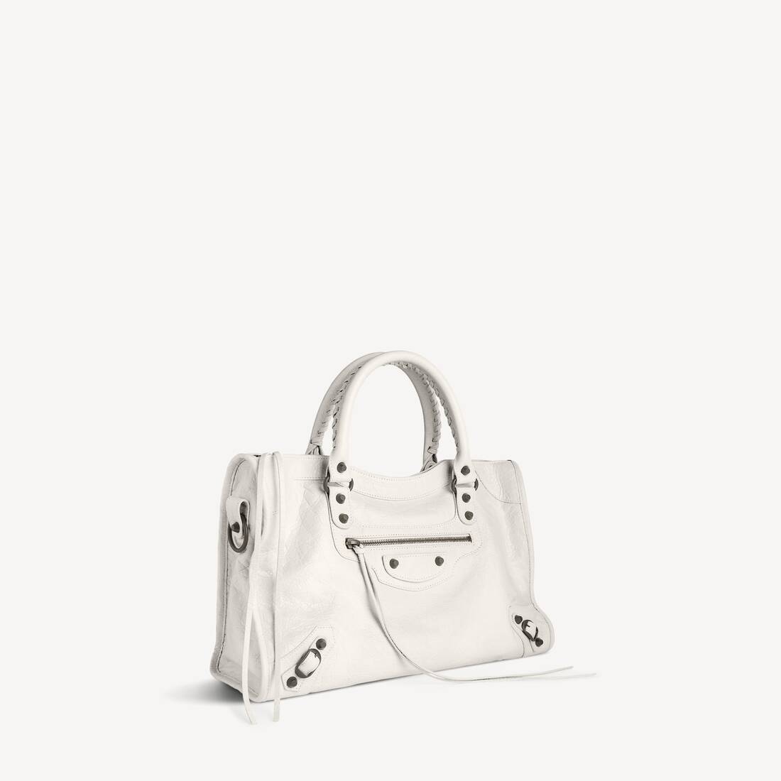 Women's Le City Bag Medium in Optic White | Balenciaga Finland EN - Image 2