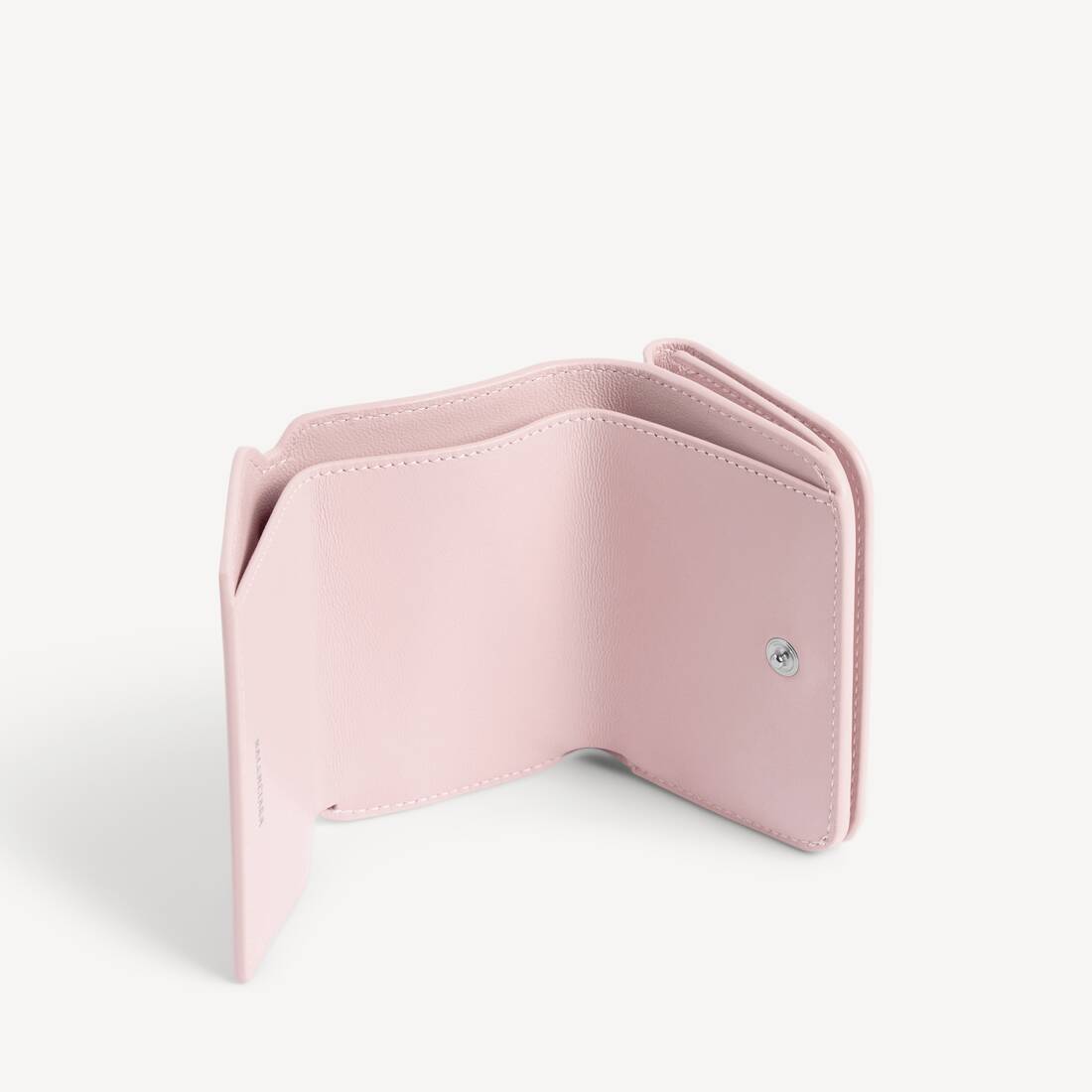 Women's Cash 2.0 Mini Wallet in Suede Pink | Balenciaga Saudi Arabia EN - Image 3