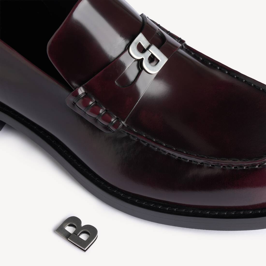 Men's Comfy Loafer in Dark Burgundy | Balenciaga Japan EN - Image 2