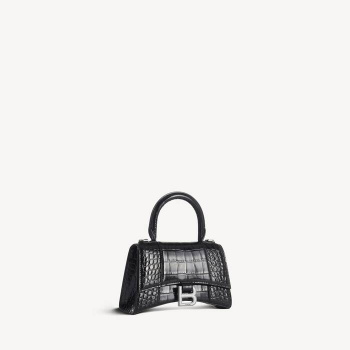 Women's Hourglass Handbag Xs in Black - Women | Balenciaga Canada EN - Image 2