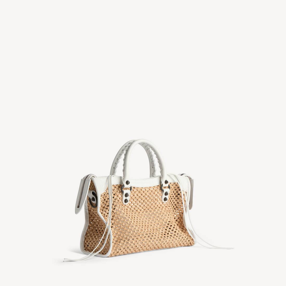 Bolso Le City Peque&ntilde;o para Mujer en Natural/blanco &Oacute;ptico | Balenciaga Espa&ntilde;a ES - Image 3