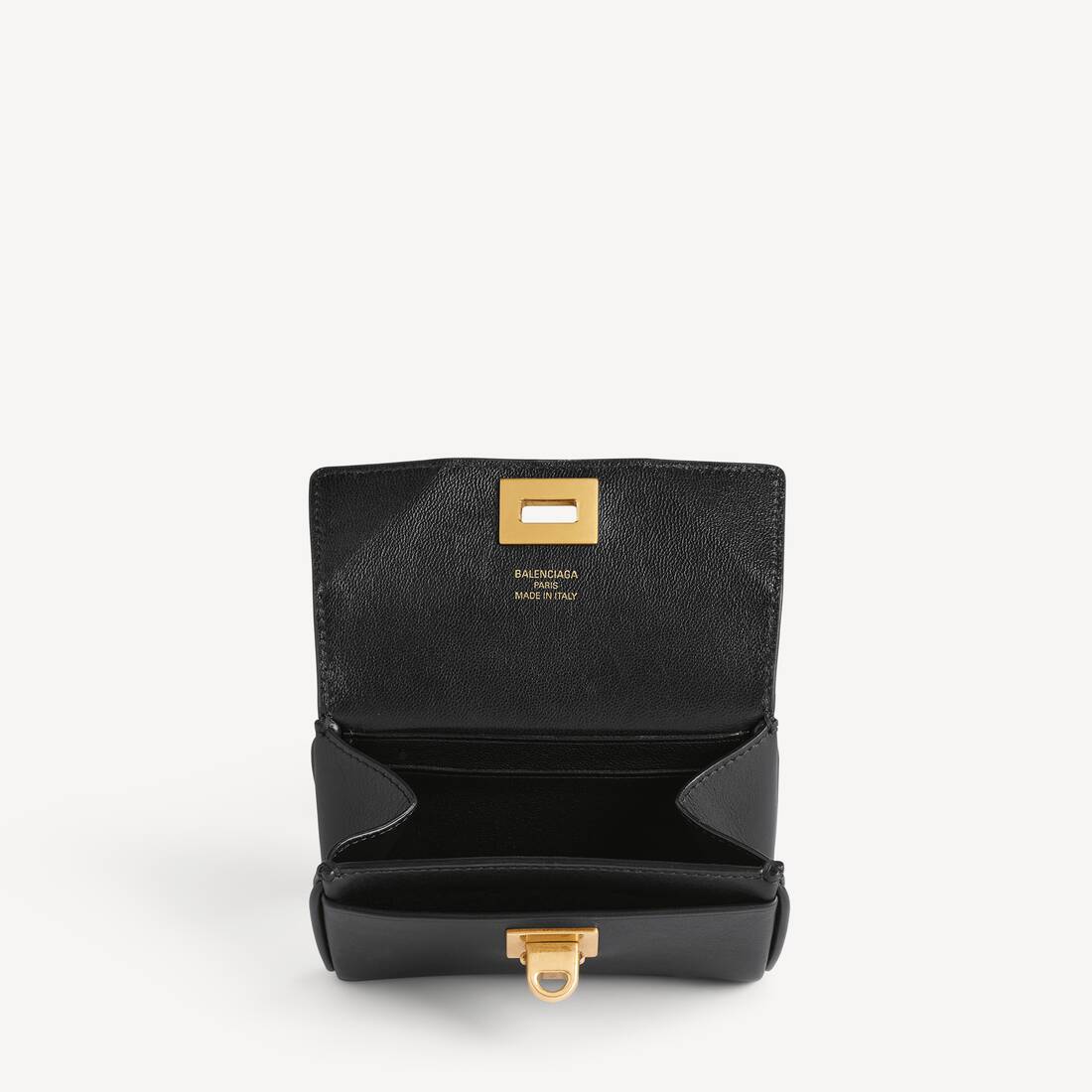 Women's Rodeo Card Holder With Flap in Black | Balenciaga Denmark EN - Image 3