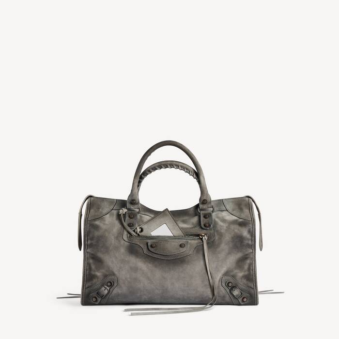Women's Le City Bag Medium in Storm Grey - Women | Balenciaga Australia EN - Image 1