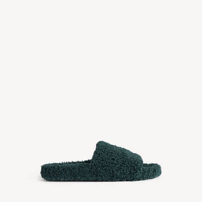 ボトル グリーン の メンズ Furry オープンミュール - メンズ | Balenciaga 日本 JA - Image 1