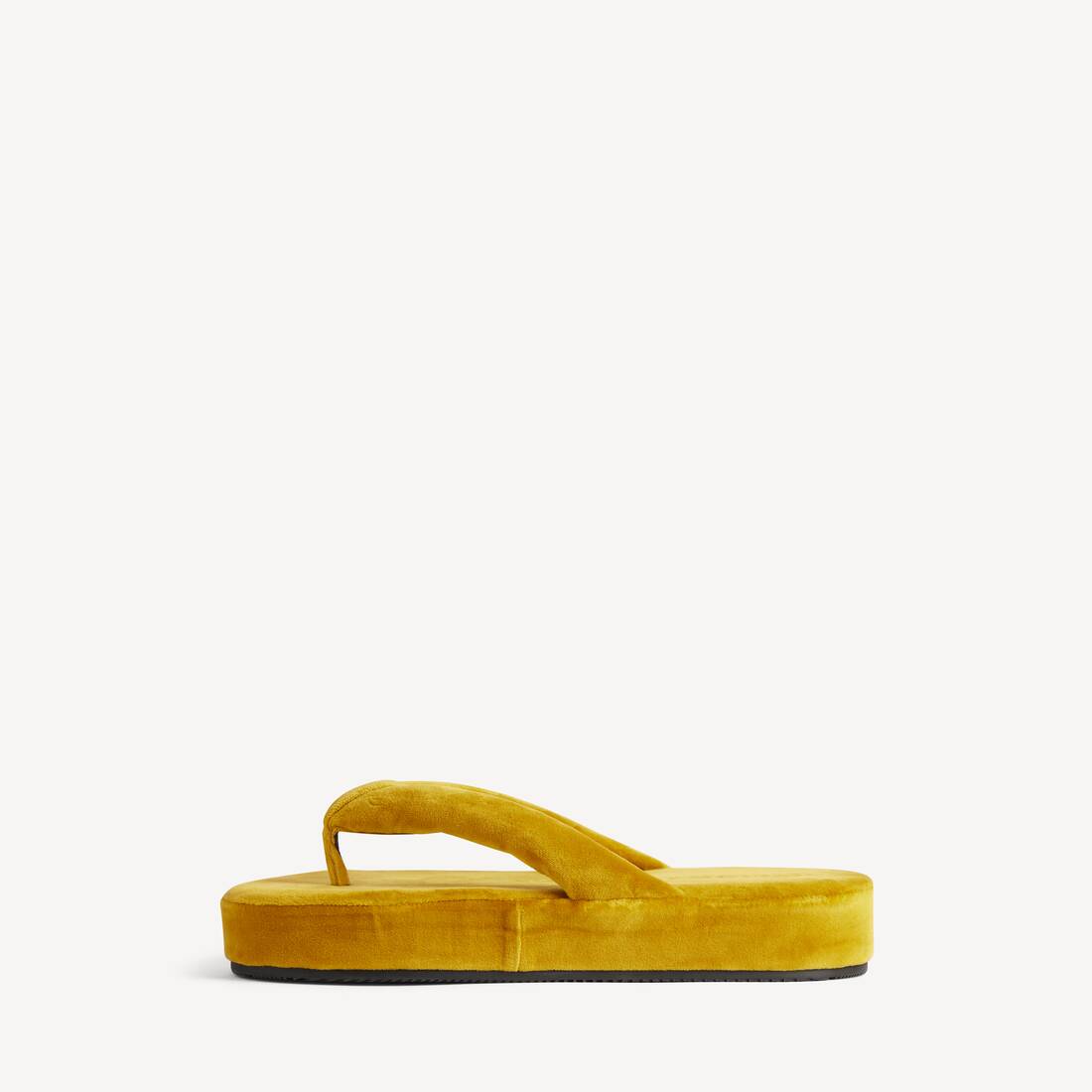Women's Jet Lag Thong in Mustard | Balenciaga Hungary EN - Image 2