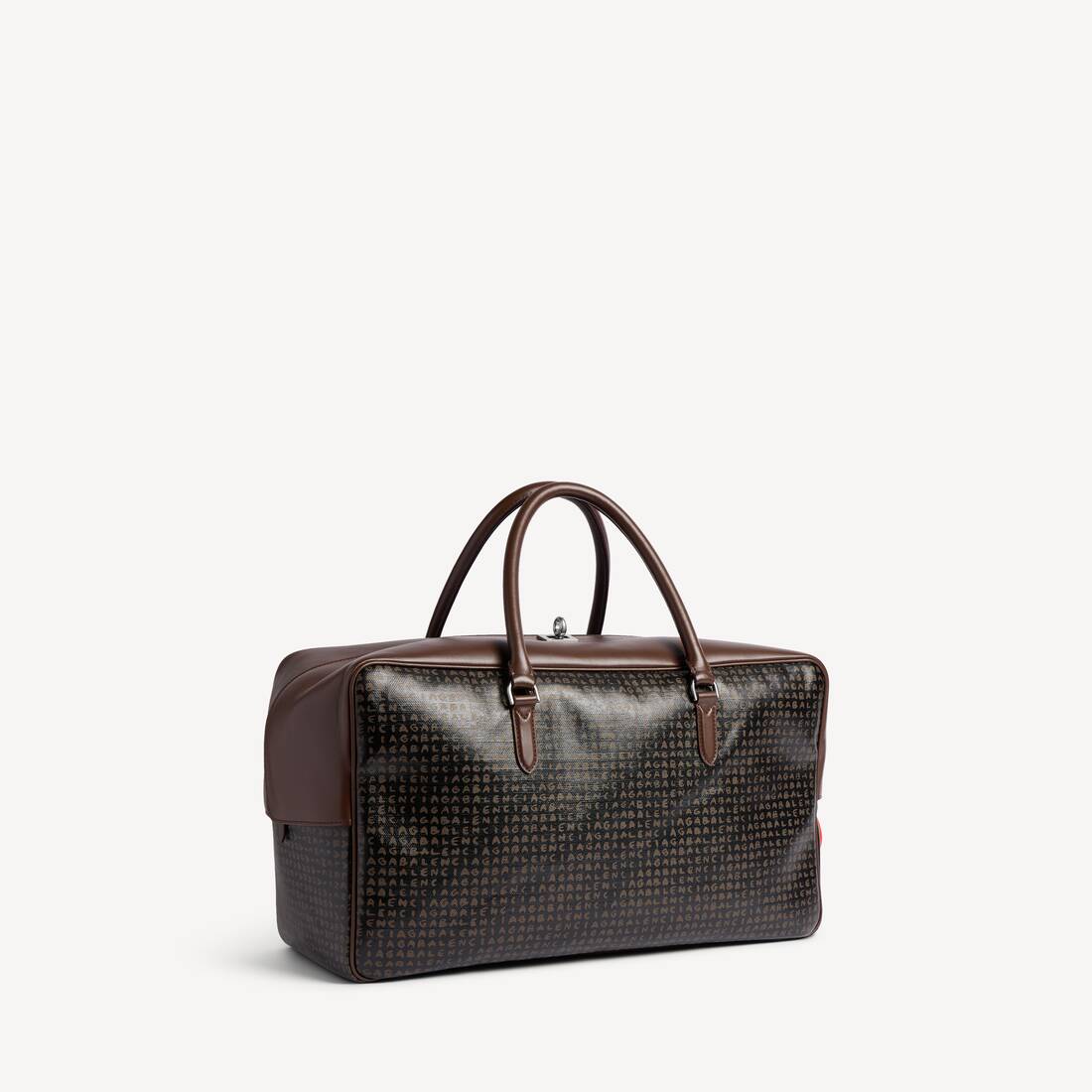 Sac Bowling Le 7 Grand pour Homme en Noir/marron | Balenciaga Belgique FR - Image 3
