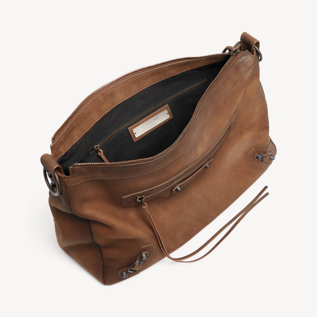 Men's Le City Moto Bag Medium in Caramel | Balenciaga Australia EN - Image 4