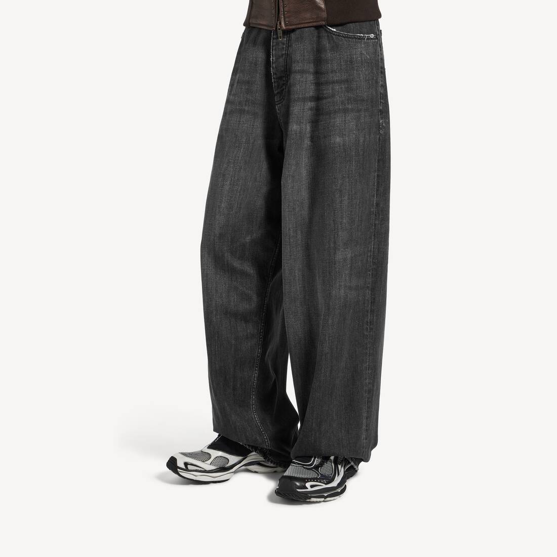 Plissierte Baggyhose  f&uuml;r Herren in Dunkles Eisgrau | Balenciaga Deutschland DE - Image 5