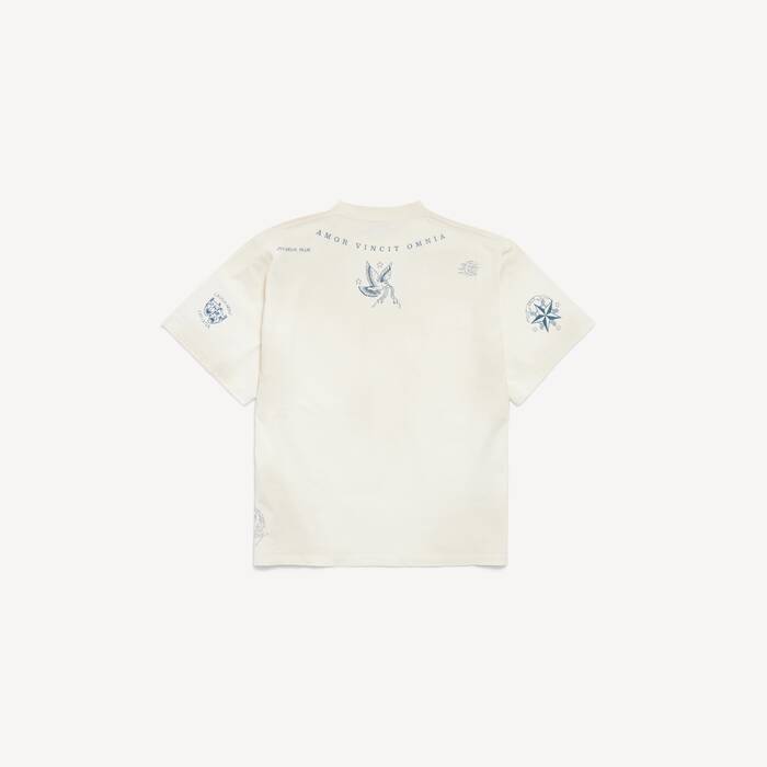 アイボリー の ウィメンズ Classic Ink ラージフィット Tシャツ - ウィメンズ | Balenciaga 日本 JA - Image 2