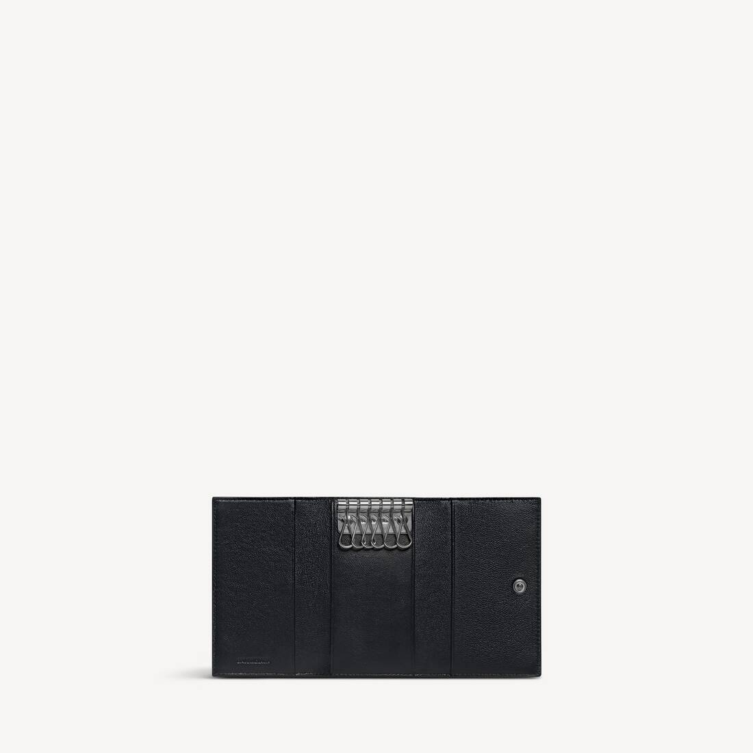 Cash Schl&uuml;sseletui Mit Spaltring f&uuml;r Herren in Schwarz | Balenciaga Deutschland DE - Image 3