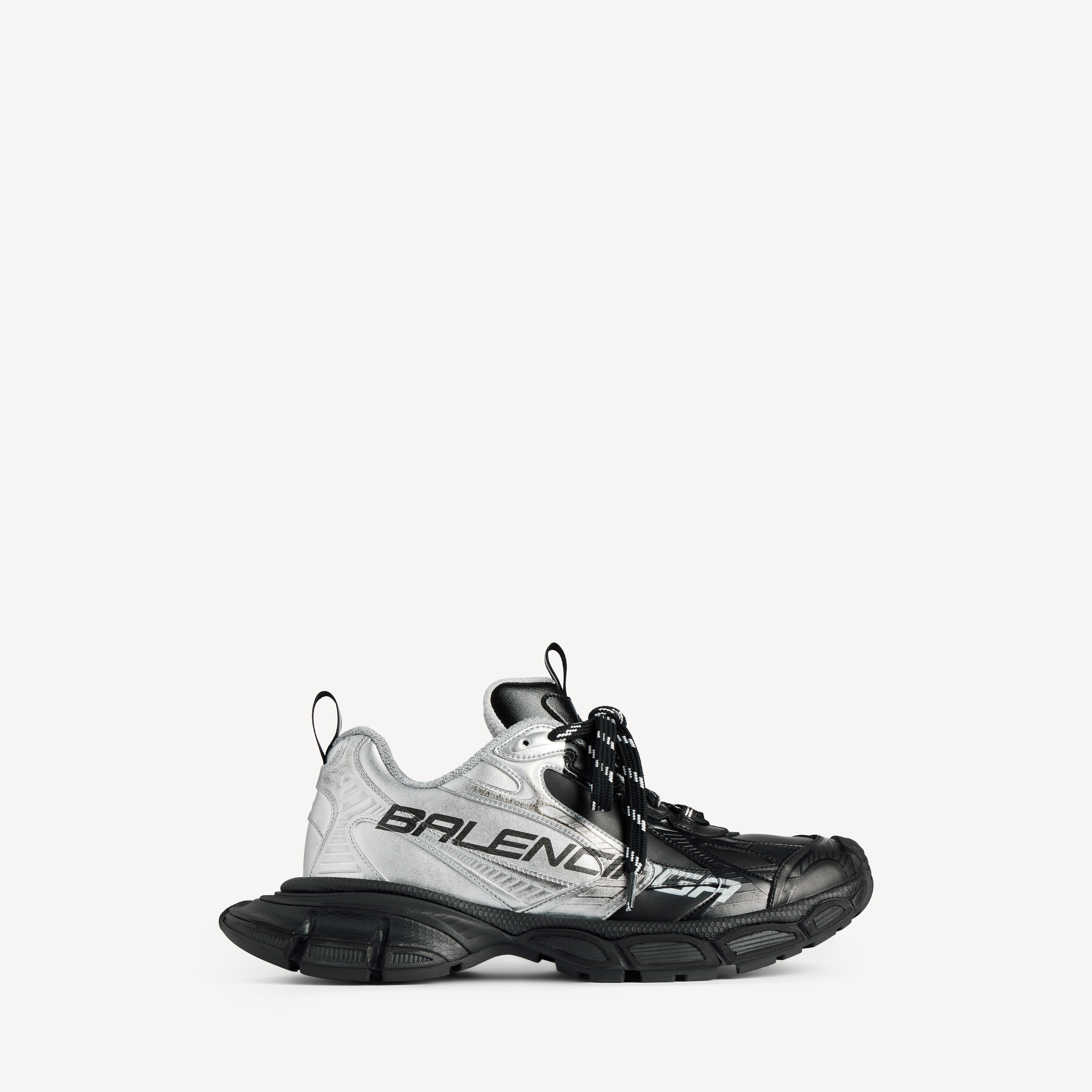 Balenciaga 3xl metallic split sneaker