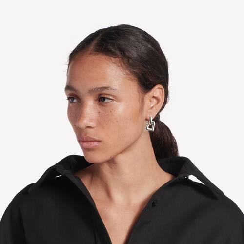 boucles d'oreilles b chain xs
