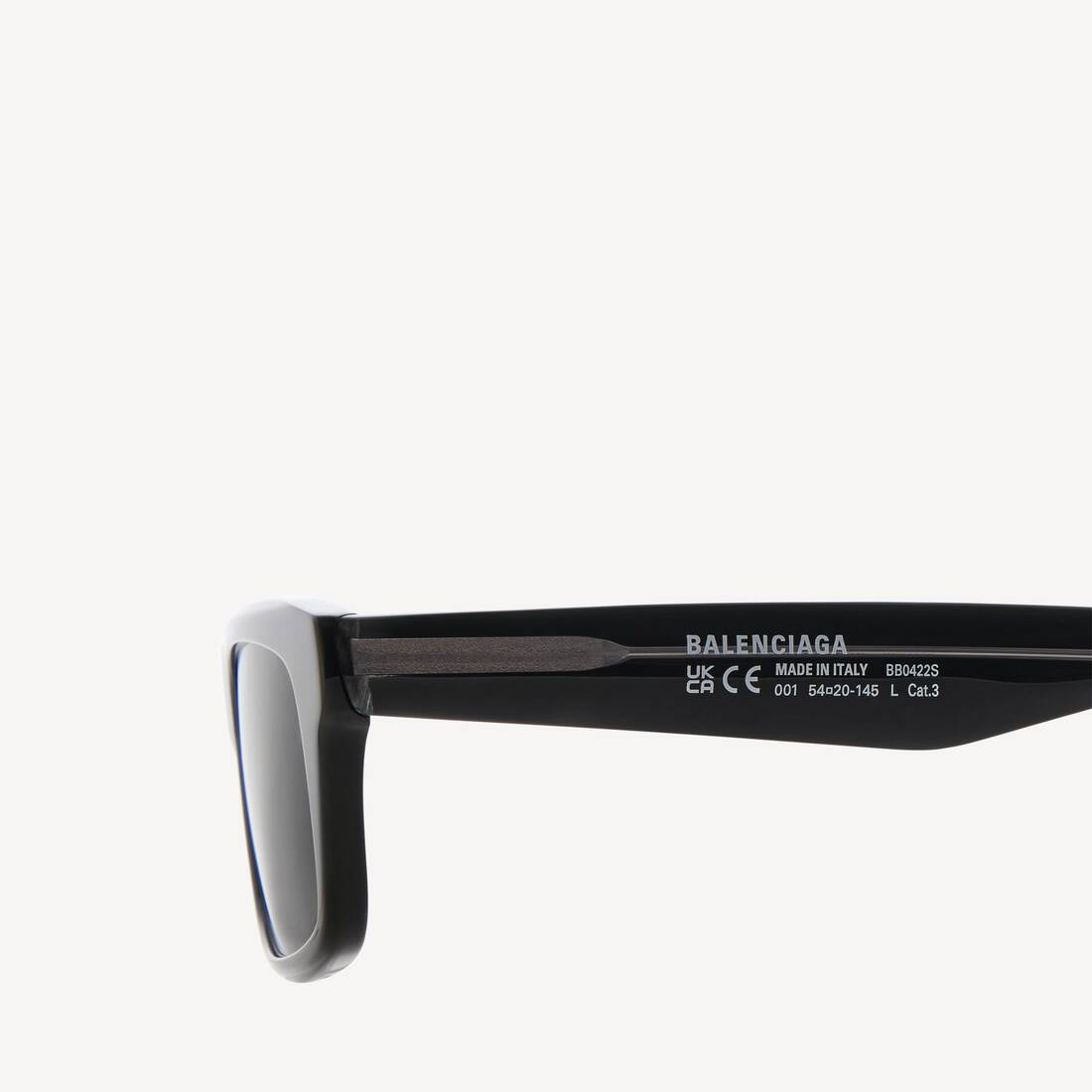 Soho Rectangle Af太阳镜  为 男士 在 黑 | Balenciaga 津巴布韦 ZH - Image 5