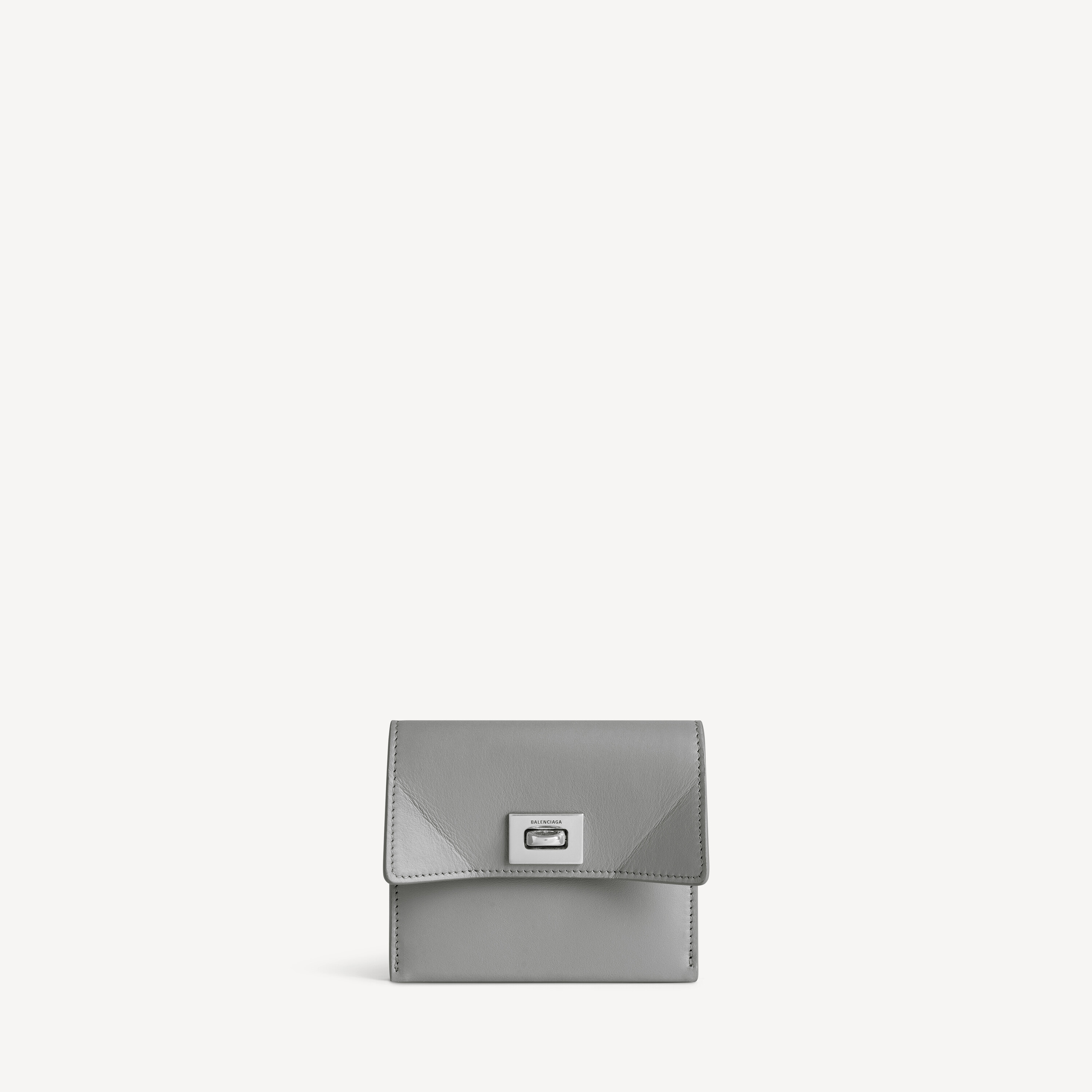 Women's Rodeo Card Holder With Flap in Cloud Grey